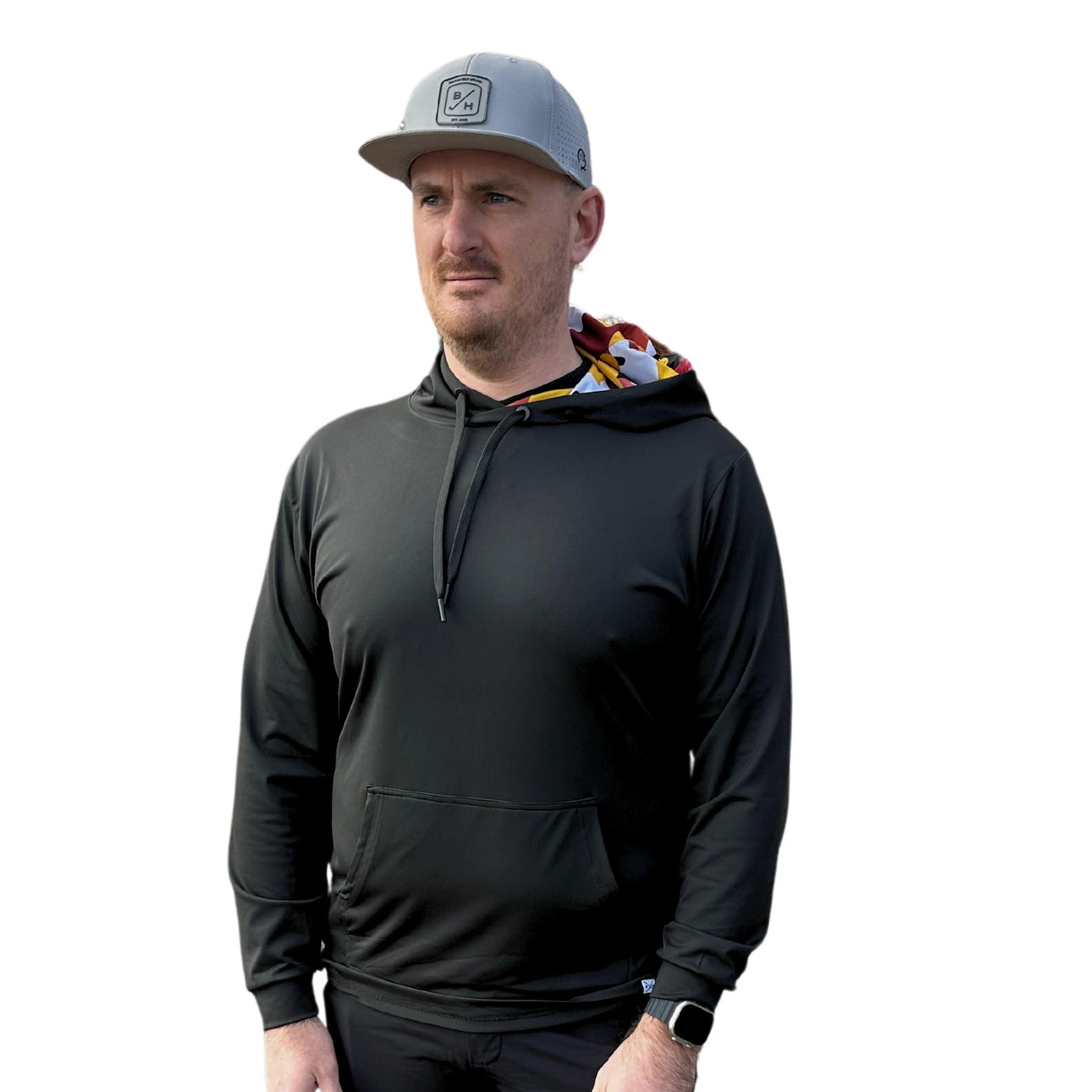Stealth Camo Blaze Hoodie - Bite Hard x Eynstyn Athletics