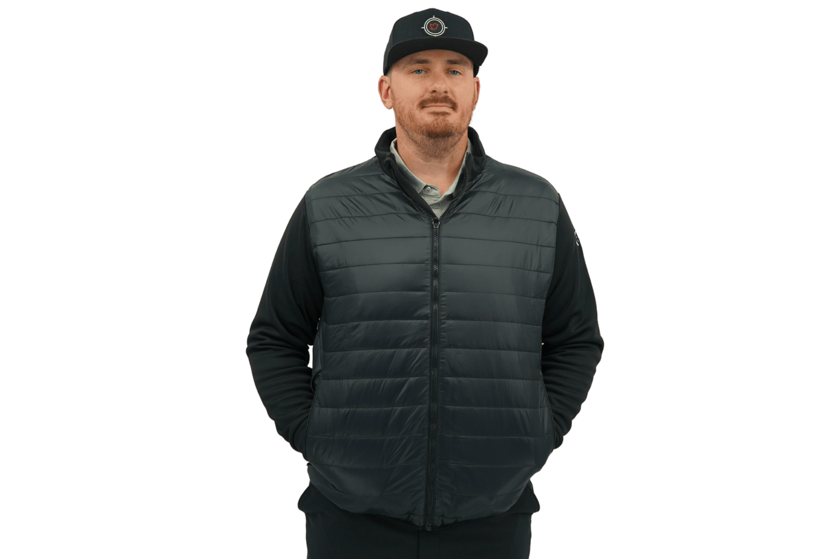 Core Puffy Jacket - S / Black Core Black Sleeves - Golf